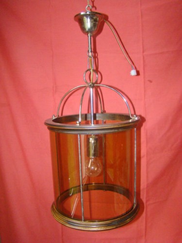 Lanterne cylindrique époque années 50