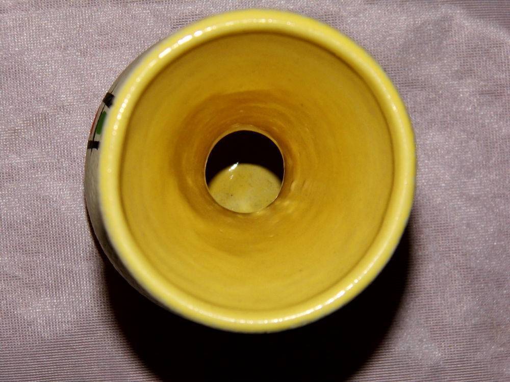 Vase diabolo céramique années 50 60 vintage foreign capron