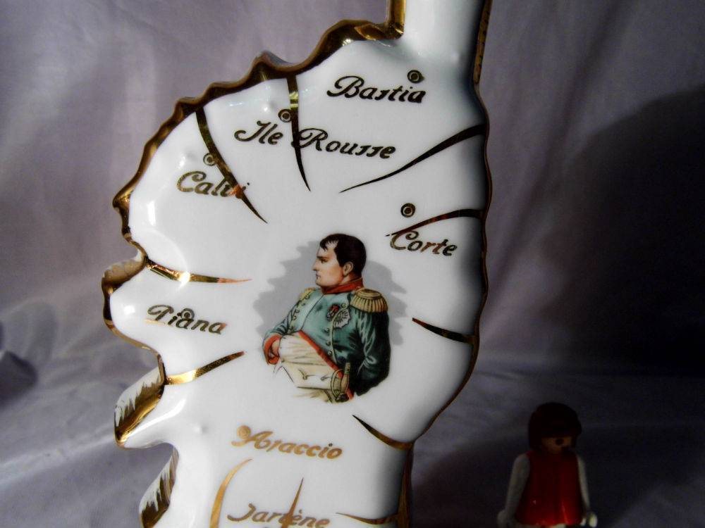 Bouteille Alcool Porcelaine Napoleon Corse BONAPARTE VINTAGE