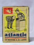 Grande boite d'allumettes ATLANTIC années 60 vintage