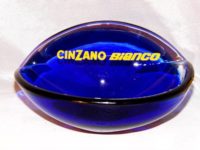 ANCIEN CENDRIER PUBLICITAIRE CINZANO BIANCO VIDE POCHE VINTAGE