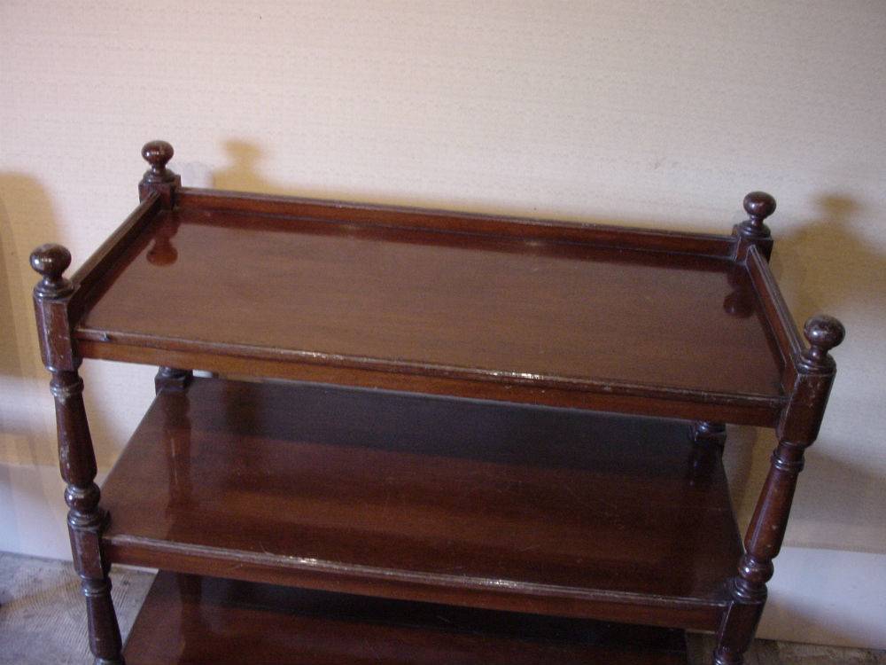Desserte anglaise acajou