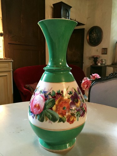 Très grand vase porcelaine XIXe