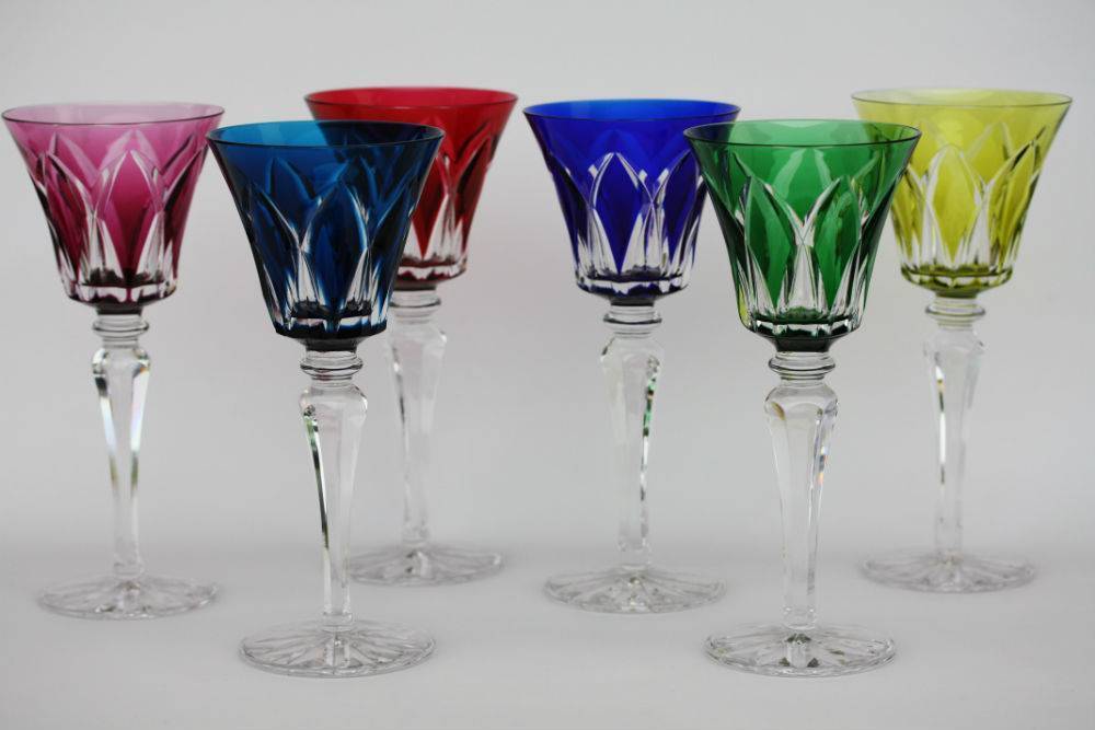 Verres Roemer en cristal de Saint Louis Camargue
