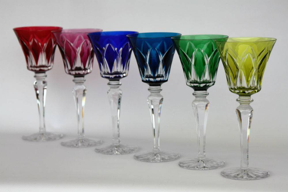 Verres Roemer en cristal de Saint Louis Camargue