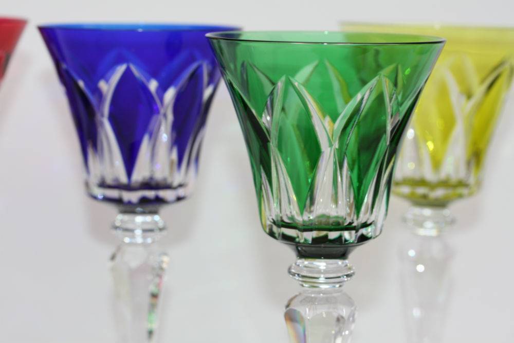 Verres Roemer en cristal de Saint Louis Camargue