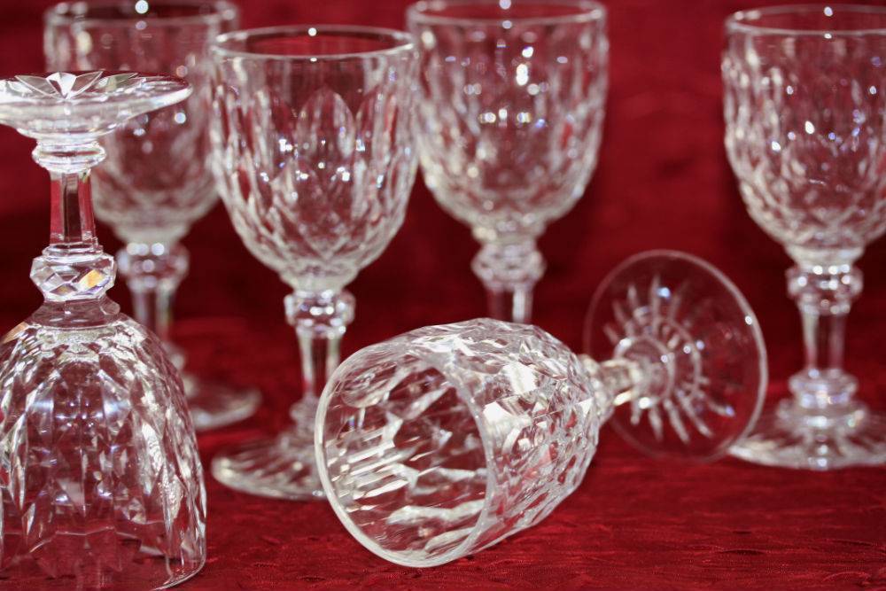 Verres à vin cuit en cristal de Baccarat Juvisy Elysée