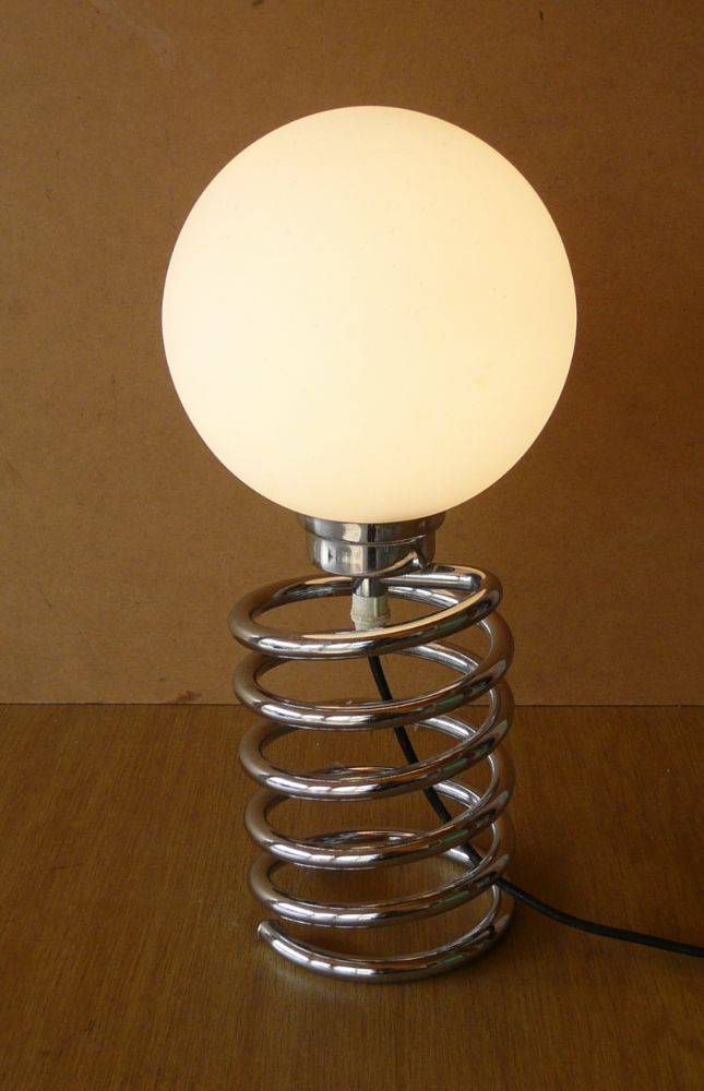 lampe ressort années 70