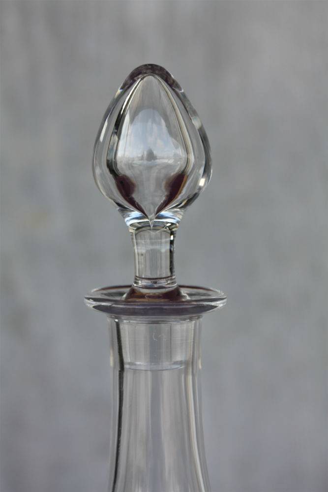 Carafe à vin ancienne en cristal de Baccarat Rohan