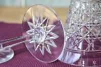 Série de 6 verres à vin en cristal de Baccarat modèle Pontarlier