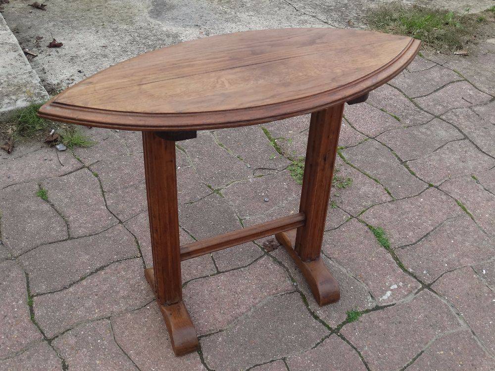 table sellette chene artisanale