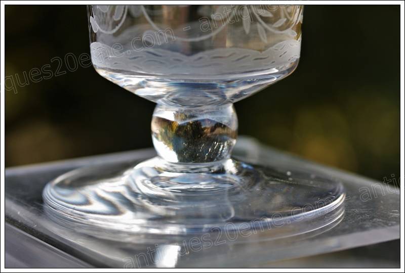 Set de 4 verres en cristal de Baccarat modèle Djeddah