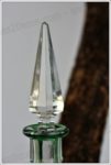 Rare carafe en cristal doublé vert de Baccarat, dite carafe Fantaisie - Baccarat crystal carafe