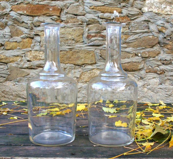 paire de carafes anciennes