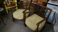 paire de fauteuils ancien en bois