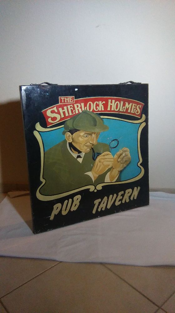 enseigne émaillée sherlock holmes