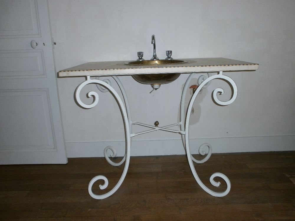 table de toilette esprit 1950