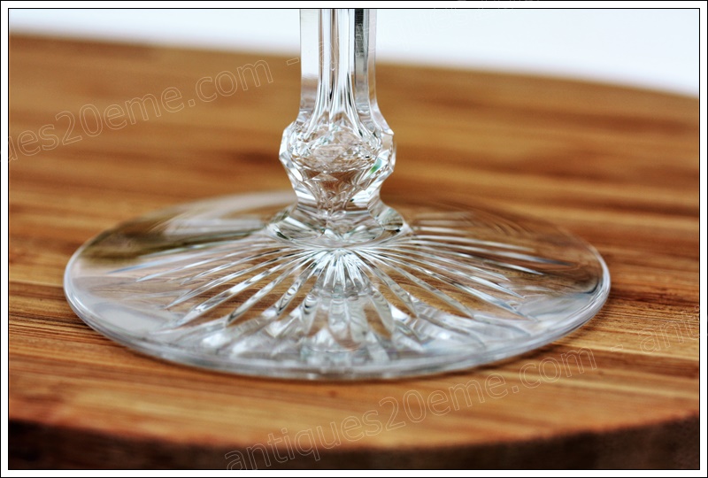 Rare verre à eau en cristal du service Baccarat Marennes, Baccarat crystal water glass