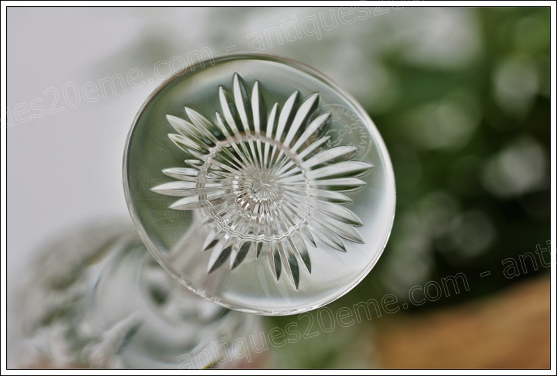 Rare verre à liqueur en cristal du service Baccarat Marennes, Baccarat crystal liquor cordial glass